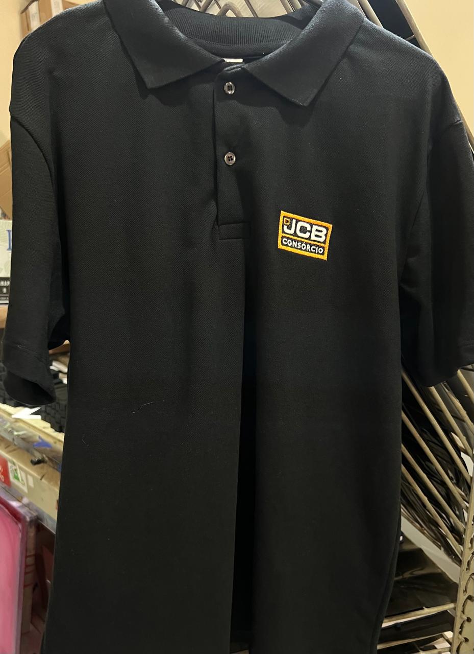 Camiseta Gola Polo Malha Piquet em Algodão e Poliviscose Anti-pilling Bordada Spolo