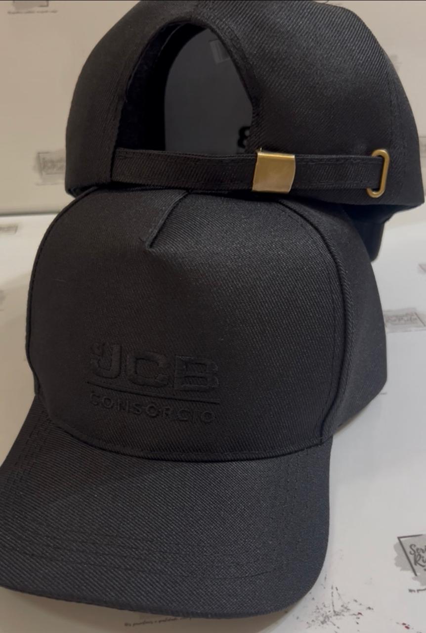 Boné Premium Brim Bordado Alto Relevo Regulador de Tecido com Presilha Metalica Sbone - Imagem 15