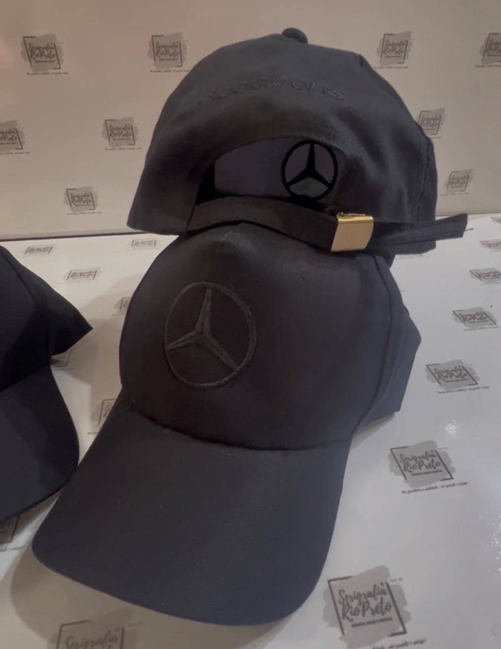 Boné Premium Brim Bordado Alto Relevo Regulador de Tecido com Presilha Metalica Sbone - Imagem 5