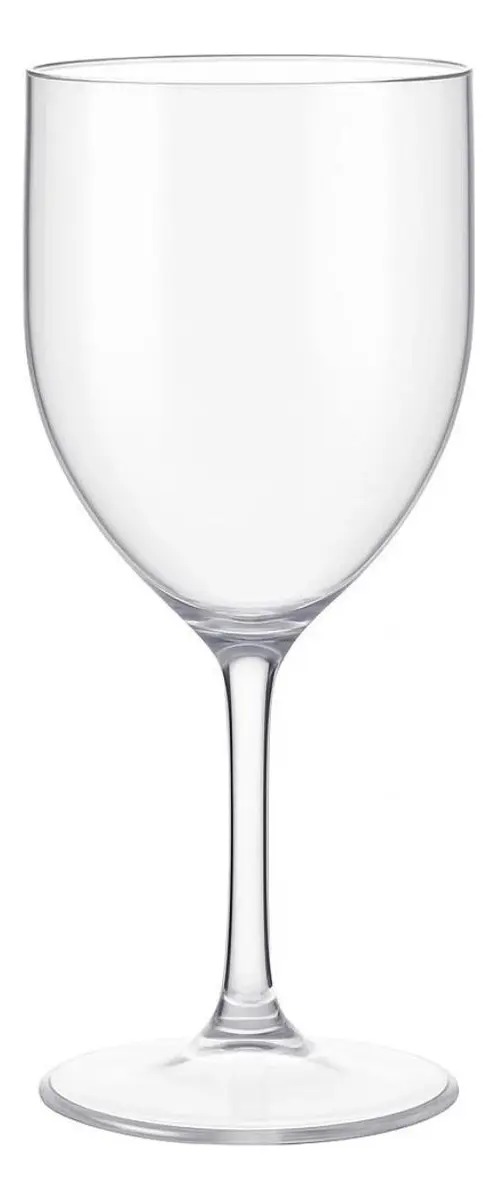 Taças de Vinho Acrílico Premium Transparente 330ml e 420ml Staça - Imagem 4