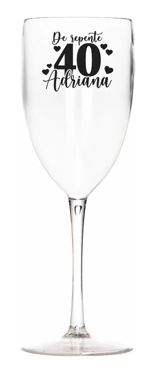 Taças de Vinho Acrílico Premium Transparente 330ml e 420ml Staça - Imagem 3