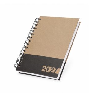 Agenda Diária 2027 A5 Capa Dura Kraft Wire-O S21151