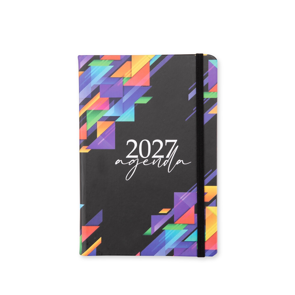 Agenda Diária 2027 A5 Couchê Estampado S04551 - Imagem 2