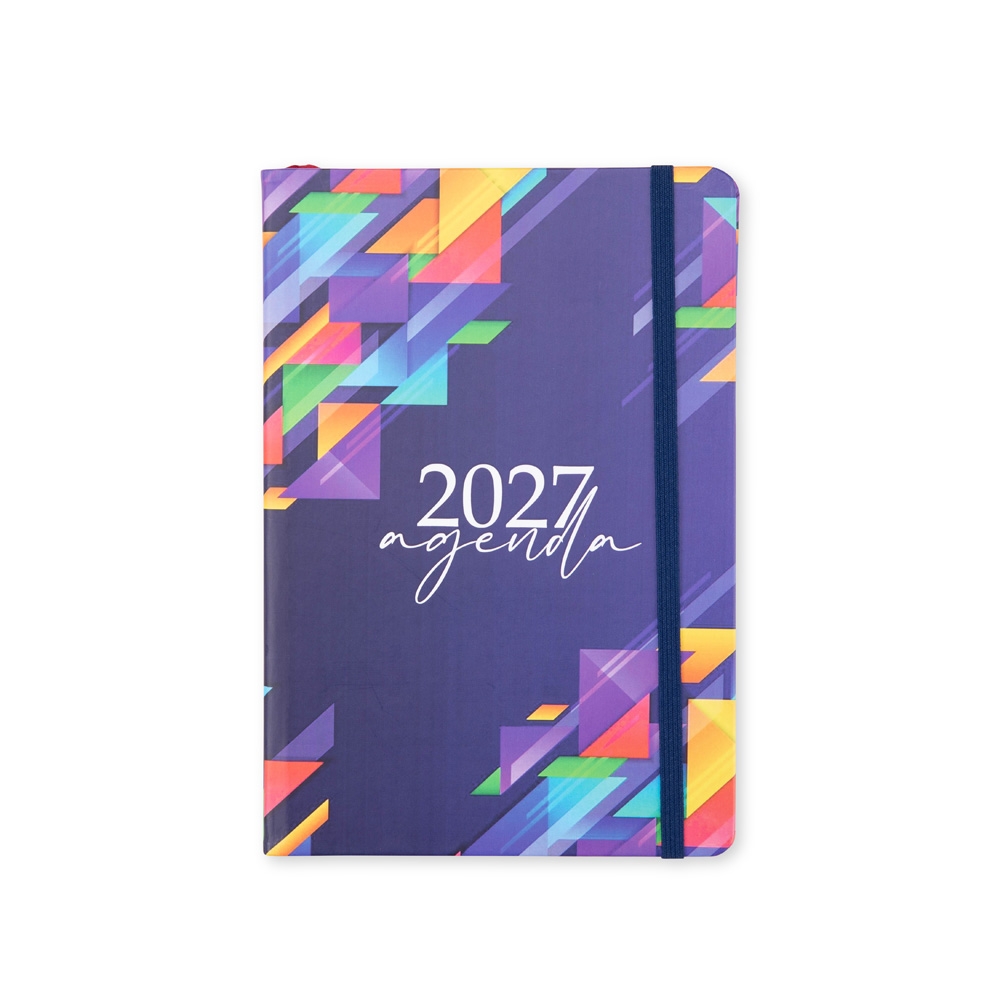 Agenda Diária 2027 A5 Couchê Estampado S04551 - Imagem 4