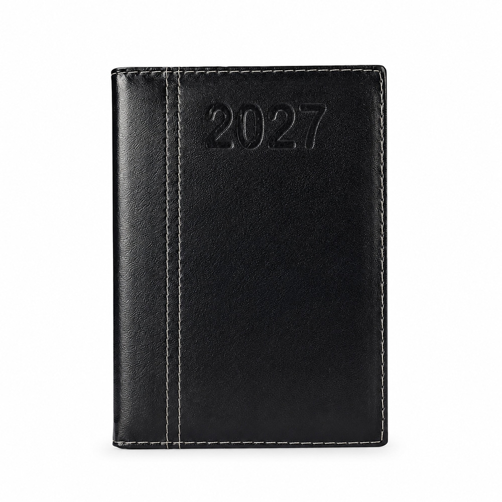 Agenda Diária 2027 A5 Couro Sintético S78231 - Imagem 3