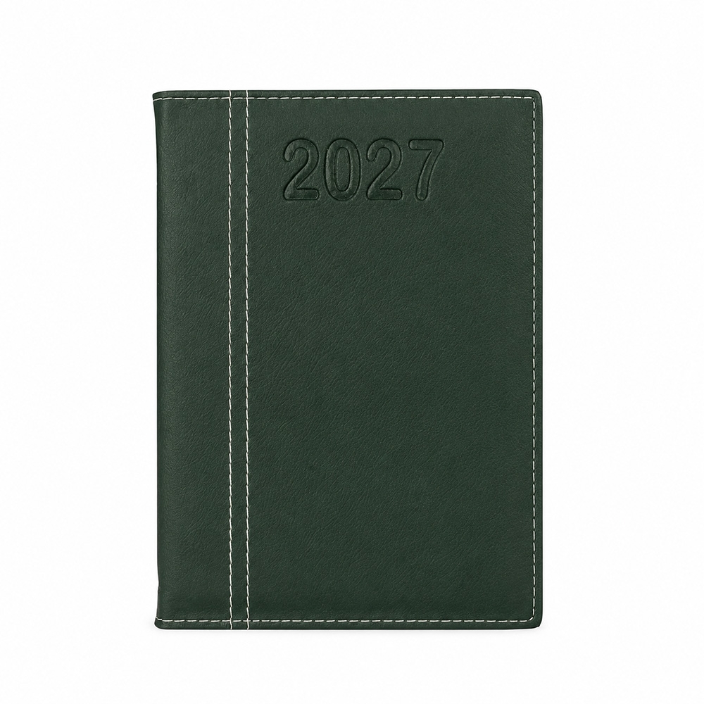 Agenda Diária 2027 A5 Couro Sintético S78231 - Imagem 2