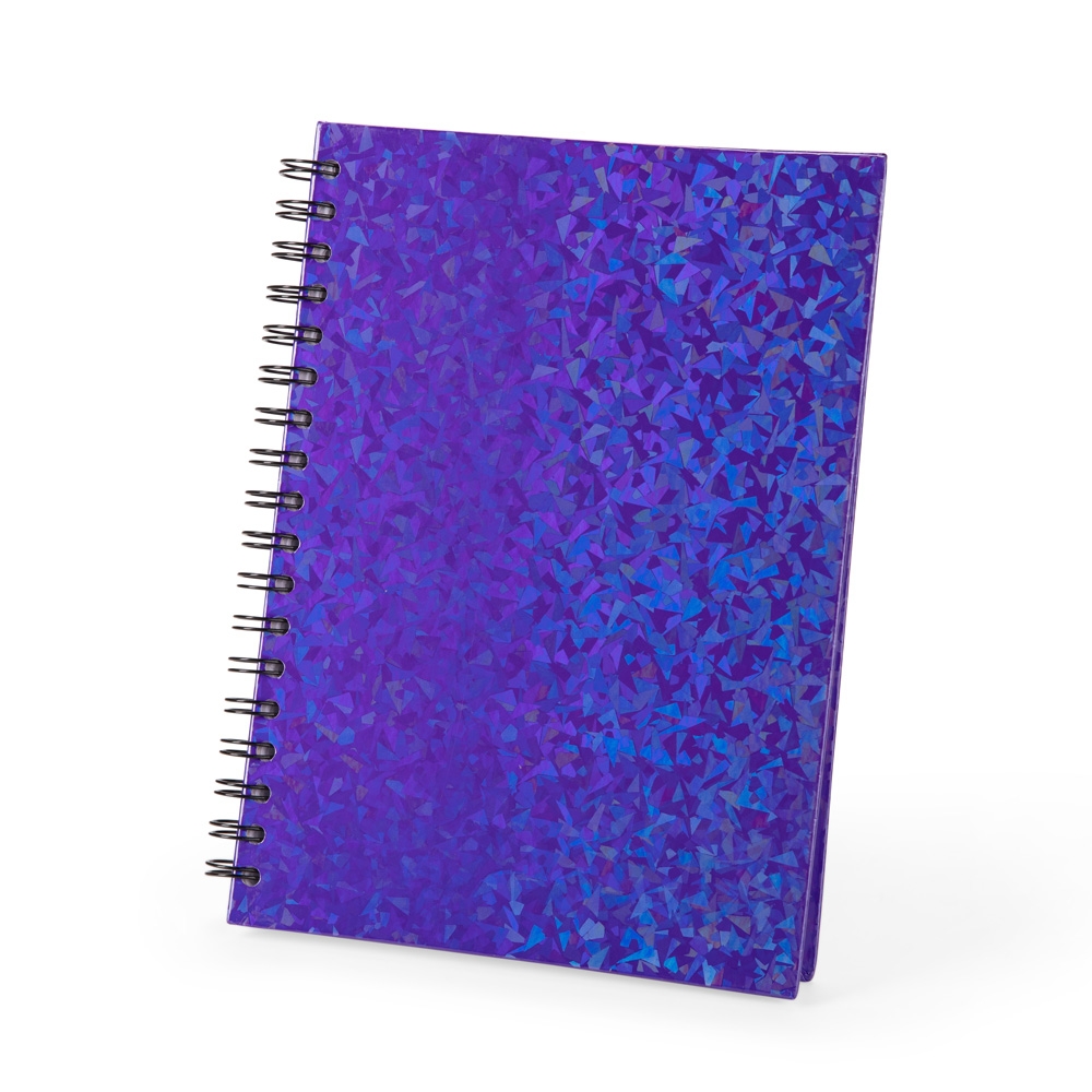 Caderno Capa Holográfica A5 Wire-O Tam 24x18cm 96f com Pauta Sa66451 - Imagem 11