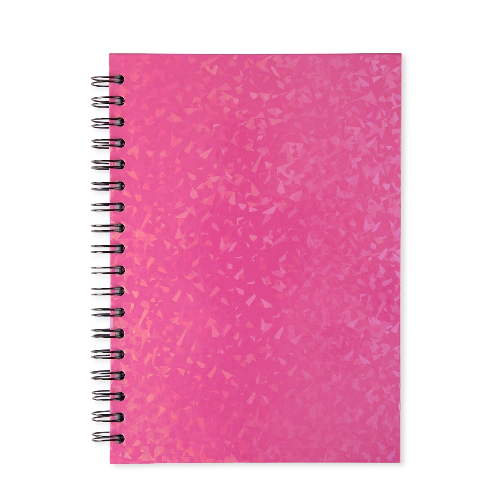 Caderno Capa Holográfica A5 Wire-O Tam 24x18cm 96f com Pauta Sa66451 - Imagem 7