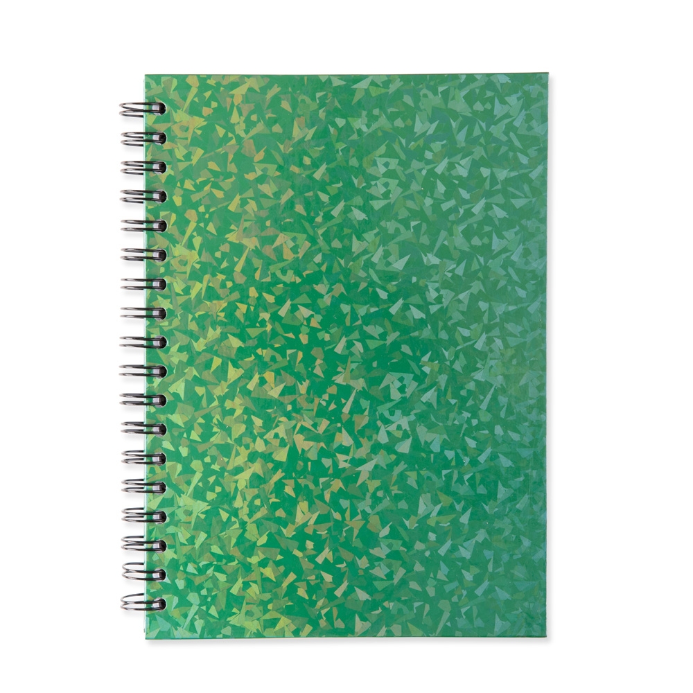 Caderno Capa Holográfica A5 Wire-O Tam 24x18cm 96f com Pauta Sa66451 - Imagem 3