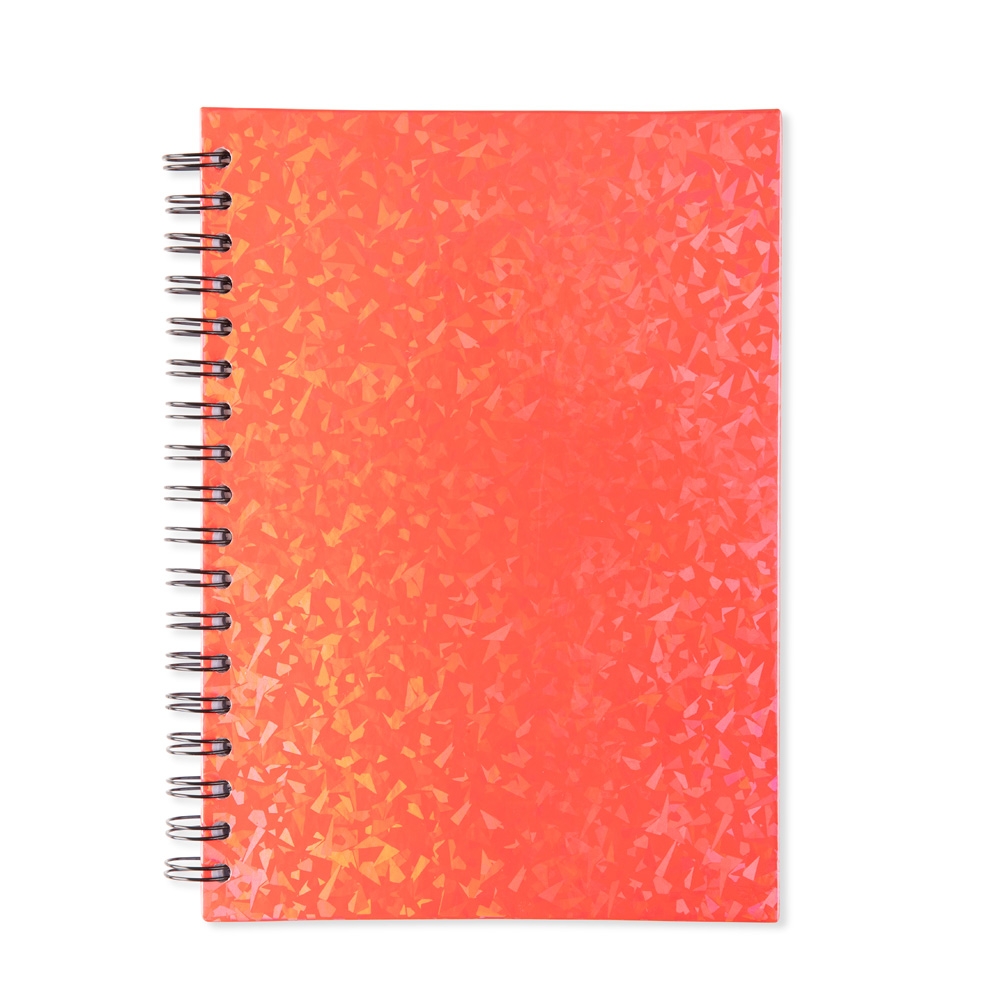 Caderno Capa Holográfica A5 Wire-O Tam 24x18cm 96f com Pauta Sa66451 - Imagem 6