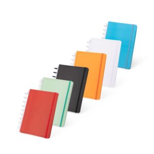 Caderno Disco Tam 25x20 79f Pautadas Reposicionáveis p-Adicionar e Retirar Folhas Compatíveis S19451