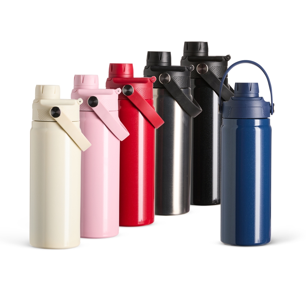 Garrafa Squeeze Térmica Inox 600ml Parede Dupla S30091