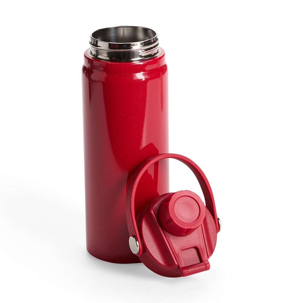 Garrafa Squeeze Térmica Inox 600ml Parede Dupla S30091 - Imagem 3