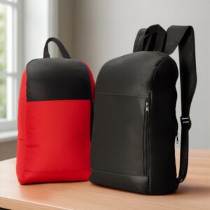Mochila Poliéster 14L Tam 44x26x12cm Bolso Frontal Alça Mão e Costas S47351