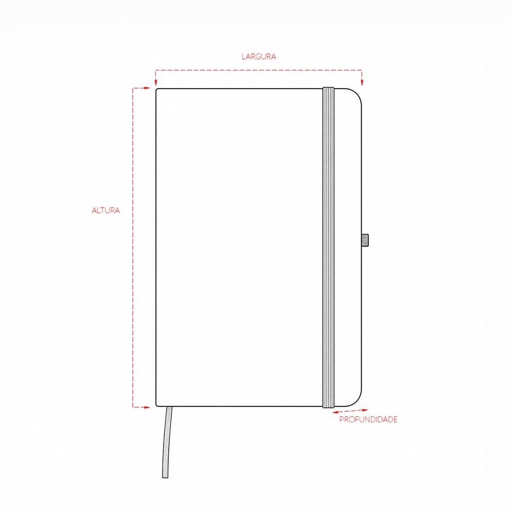 Planner Permanente A5 Sem Data Emborrachado S07451 - Imagem 5