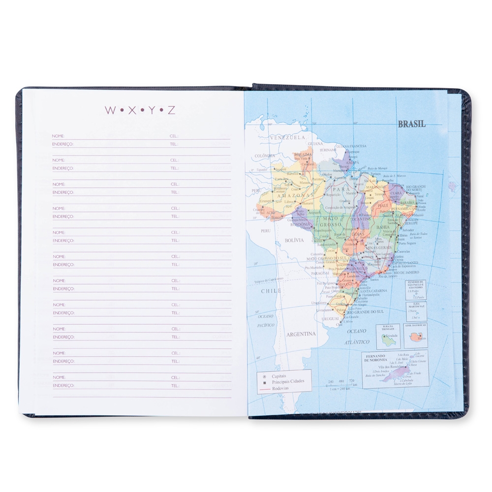 Agenda Diária 2027 A5 Couro Sintético S18451 - Imagem 3