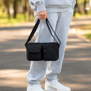 Bolsa de Ombro Nylon Impermeável 3 Compartimentos S58490