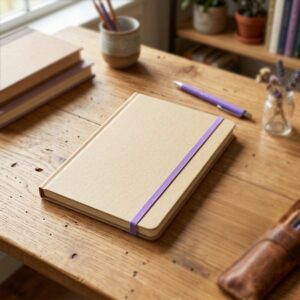 Caderno Moleskine A5 Kraft 80f Pautadas S55390