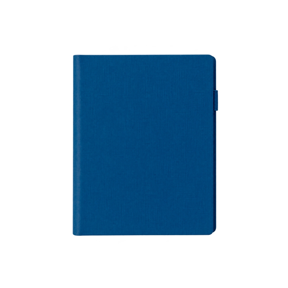 Caderno Fichário A5 Capa Dura PU 96f Seis Argolas Metal Porta Cartões, Documento, Caneta e Calculadora Solar S42390 - Imagem 5