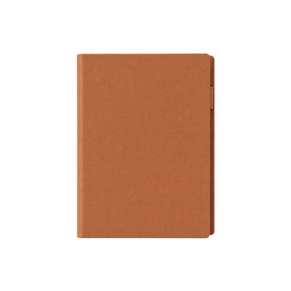 Caderno Fichário A5 Capa Dura PU 96f Seis Argolas Metal Porta Cartões, Documento, Caneta e Calculadora Solar S42390 - Imagem 6