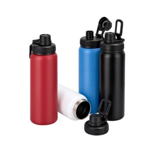 Garrafa Squeeze 800ml Térmica Parede Dupla com Alça S69390@e