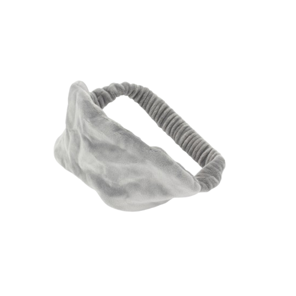 Kit de Viagem Almofada de Pescoço e Máscara de Dormir em Elastano Textura Aveludada S15291 - Imagem 4