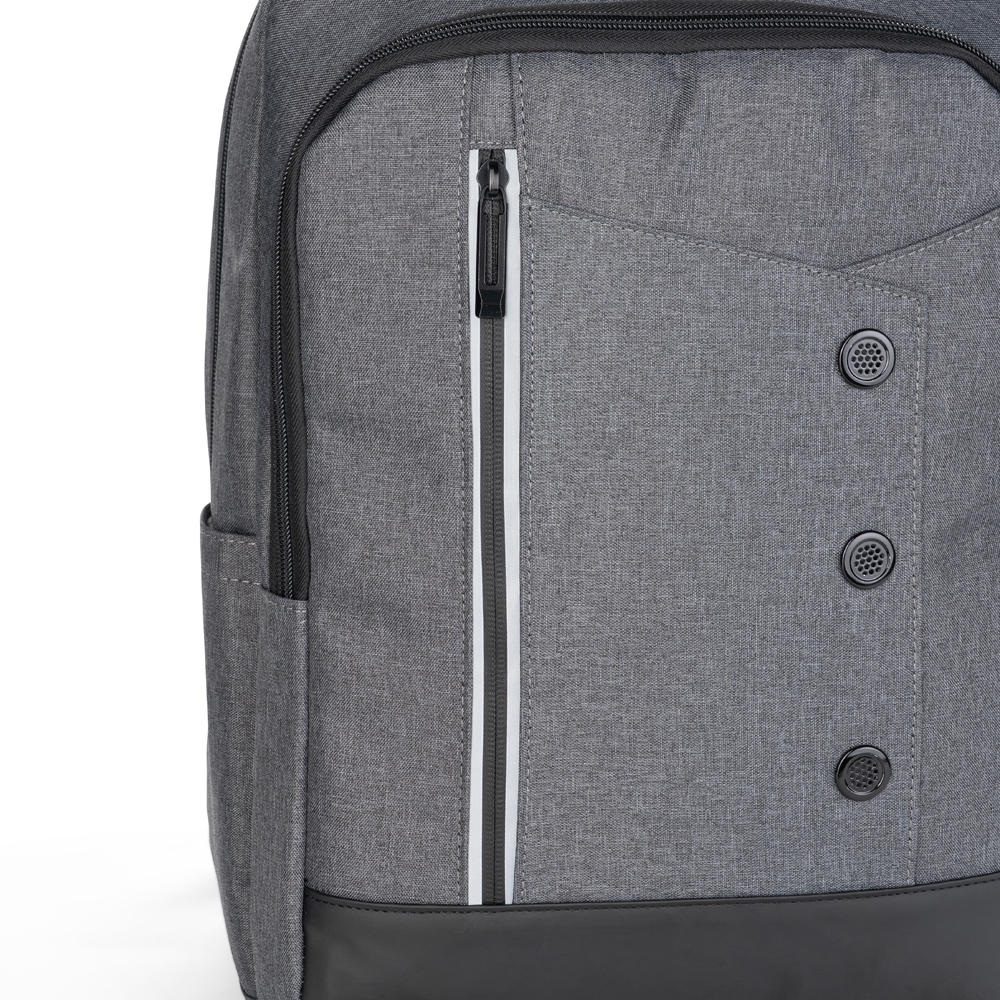 Mochila Notebook USB Poliéster 20L com Alça Troley S89390 - Imagem 9