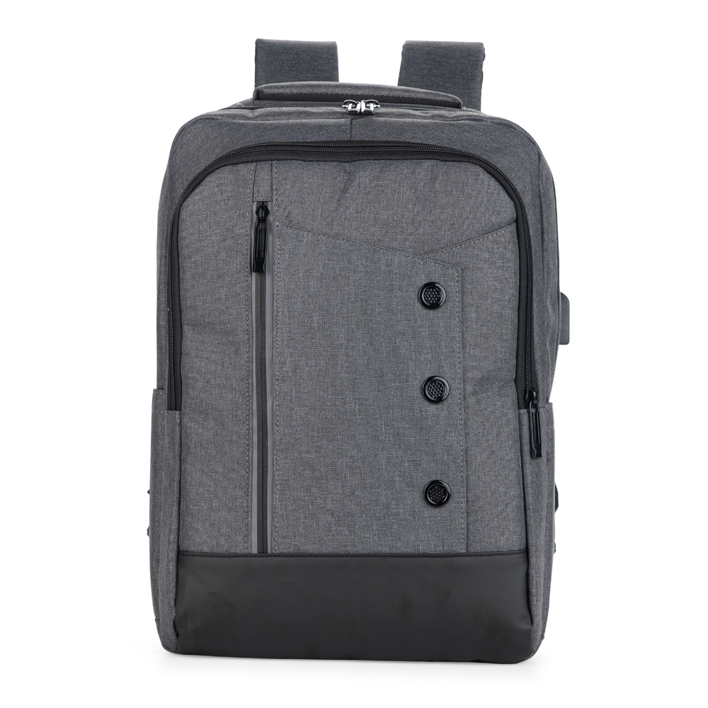 Mochila Notebook USB Poliéster 20L com Alça Troley S89390 - Imagem 5