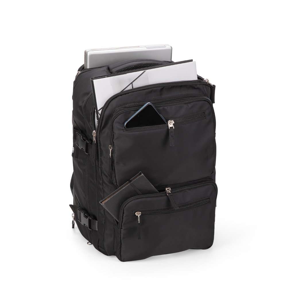 Mochila Expansível Notebook USB Oxford Bolso p-Molhados, Tenis e Antifurto S91220 - Imagem 2