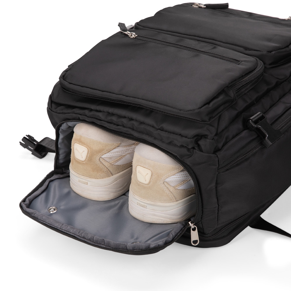 Mochila Expansível Notebook USB Oxford Bolso p-Molhados, Tenis e Antifurto S91220 - Imagem 4