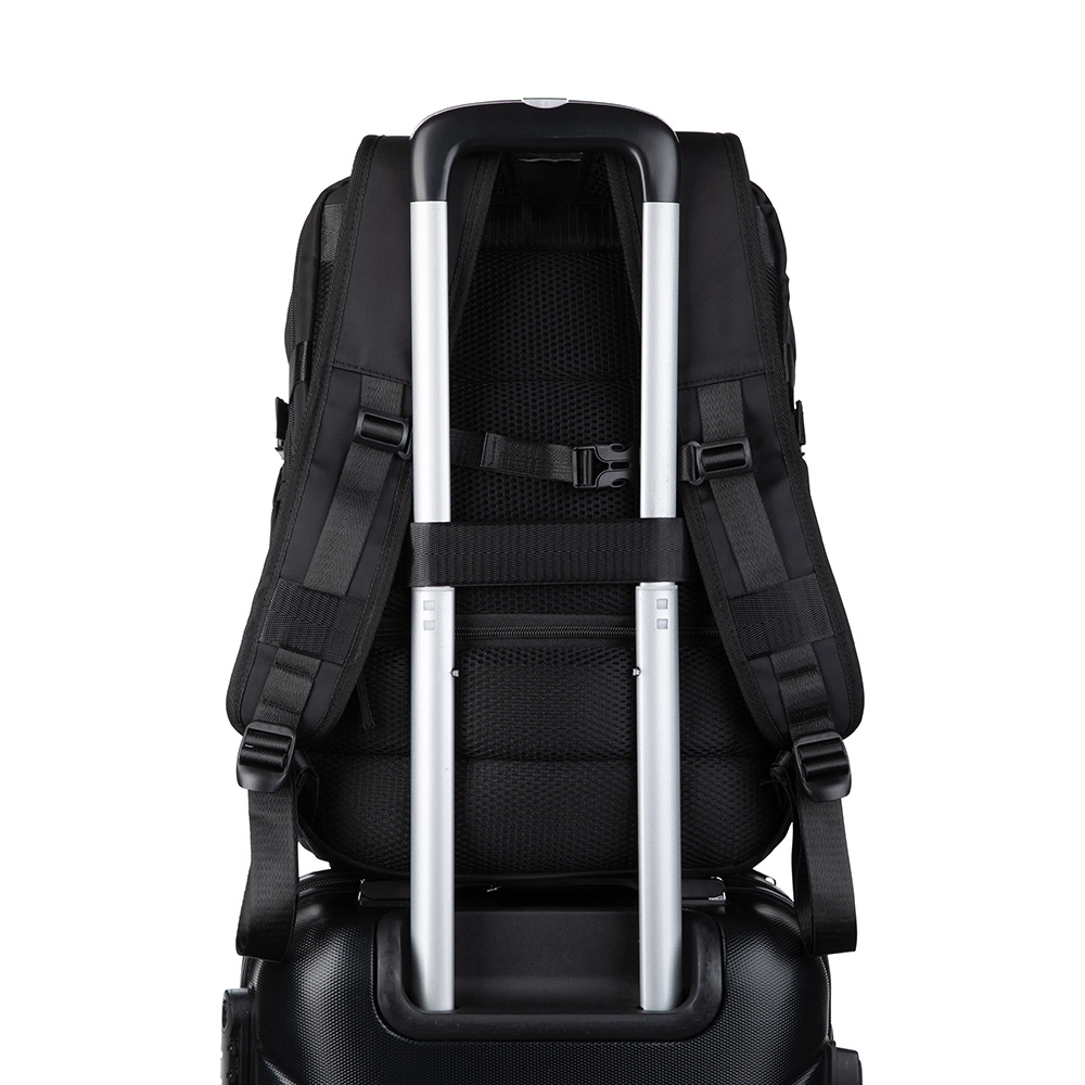 Mochila Expansível Notebook USB Oxford Bolso p-Molhados, Tenis e Antifurto S91220 - Imagem 6