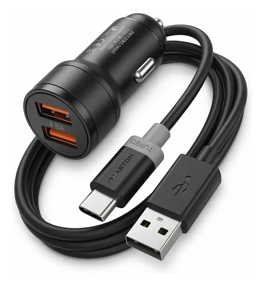 Carregador de Celular Veicular USB 12v 4.8a Turbo Duas Portas Super Rápido carrega 2 celulares de uma vez Scarregadorveicular - Imagem 3