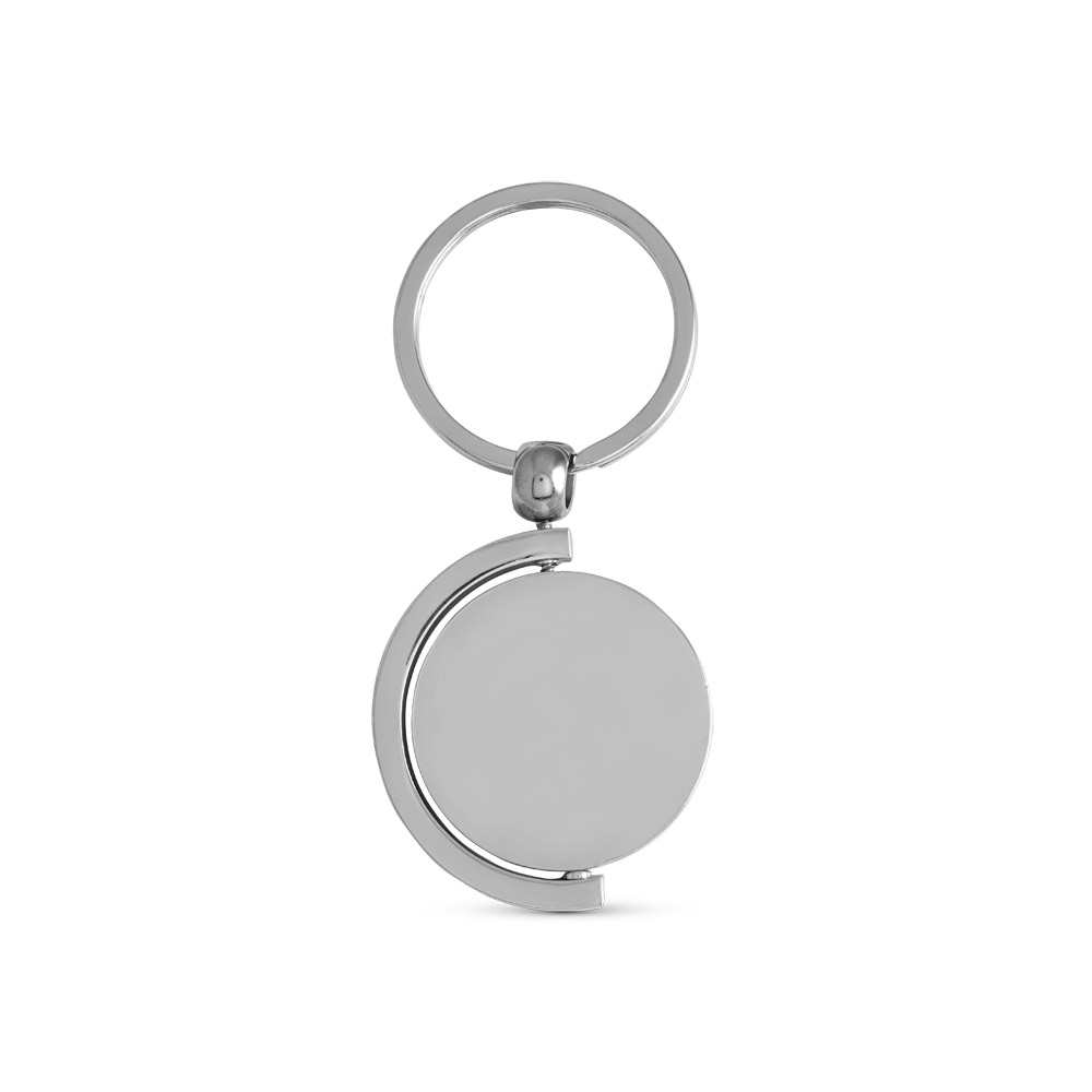 Chaveiro Redondo Giratório Metal e Bambu Bolsa Kraft p-presente Sg17059 - Imagem 7