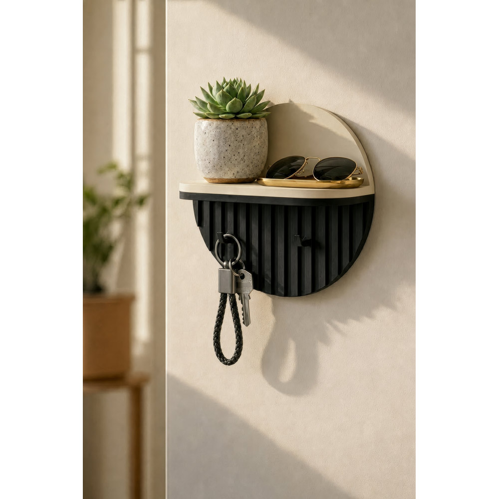 Chaveiro Retandular Metal com Cordão Poliéster Entrelaçado Sg33159 - Imagem 3