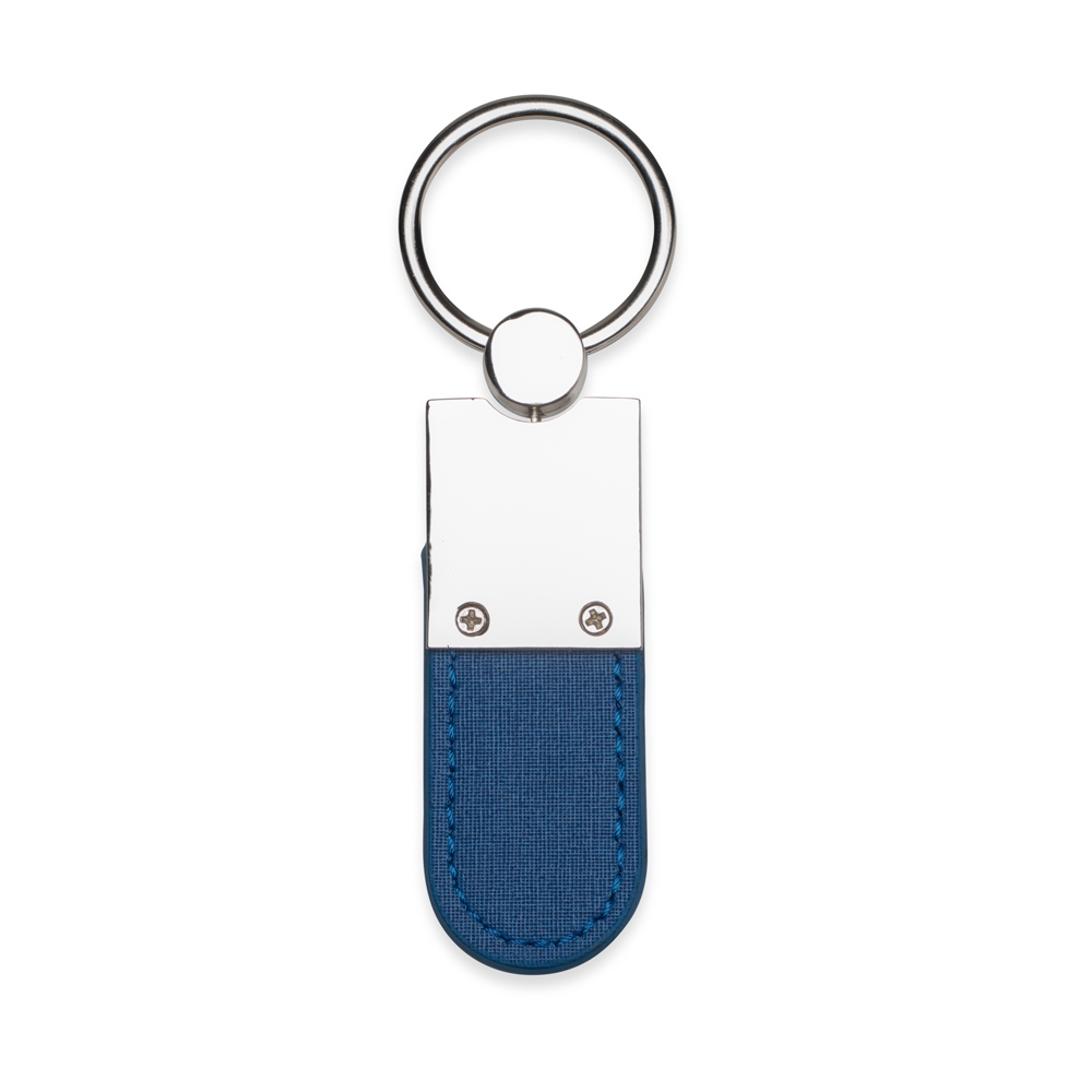 Chaveiro Metálico Liga de Zinco e Poliuretano Tam 7.5x2.5cm PU S33291 - Imagem 5