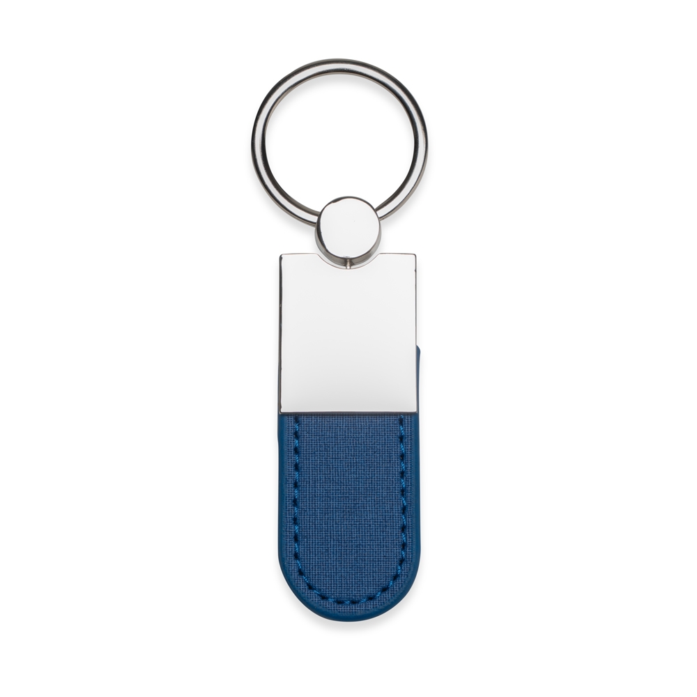 Chaveiro Metálico Liga de Zinco e Poliuretano Tam 7.5x2.5cm PU S33291 - Imagem 4
