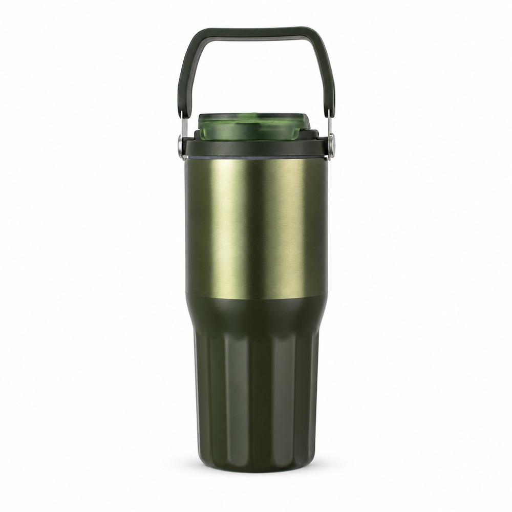 Copo Térmico 700ml Inox Bico flip, Canudo Interno, Trava de Segurança e Alça S41191 - Imagem 4
