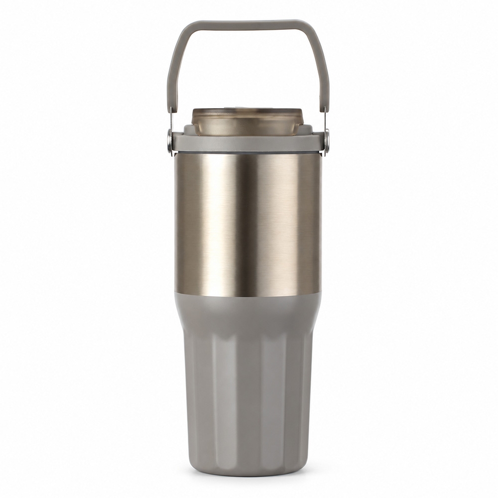 Copo Térmico 700ml Inox Bico flip, Canudo Interno, Trava de Segurança e Alça S41191 - Imagem 5