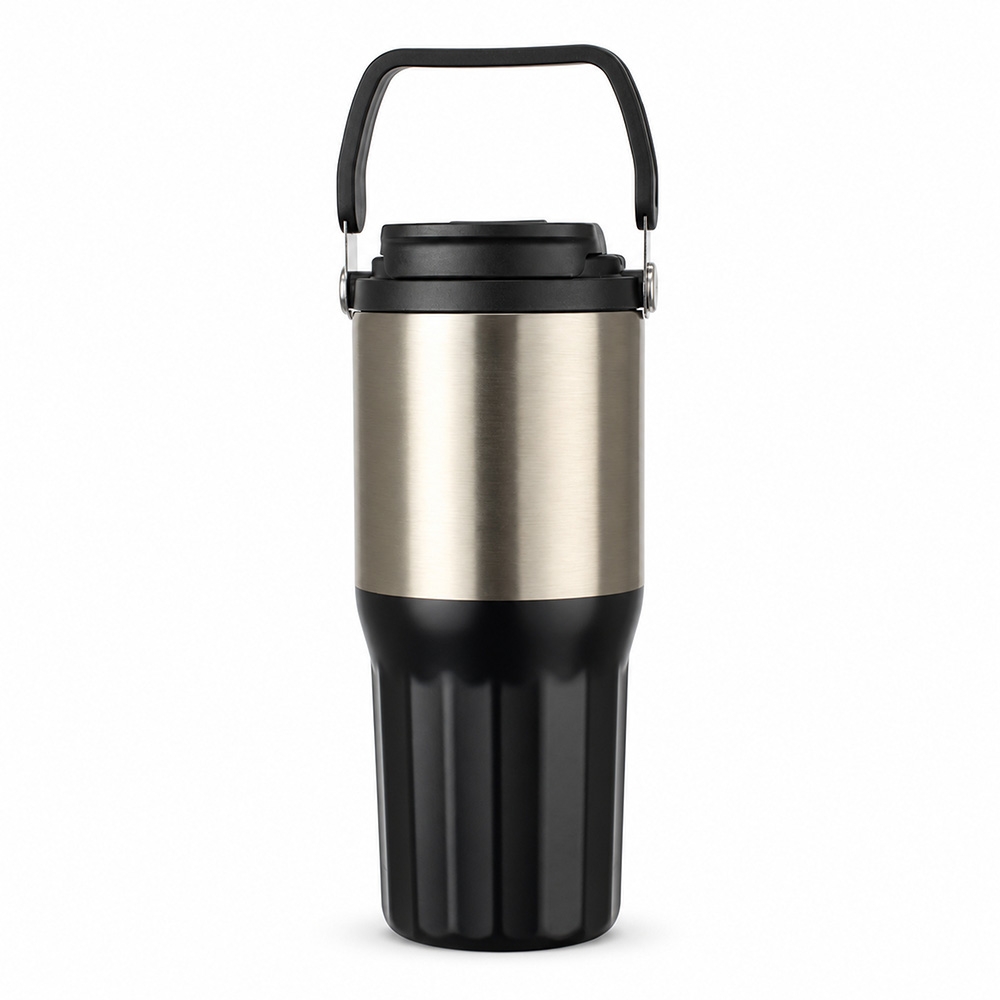 Copo Térmico 700ml Inox Bico flip, Canudo Interno, Trava de Segurança e Alça S41191 - Imagem 6