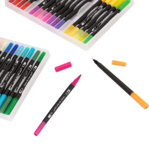 Canetinhas Coloridas para Pintura Pontas Duplas tinta à base de água Sb23380