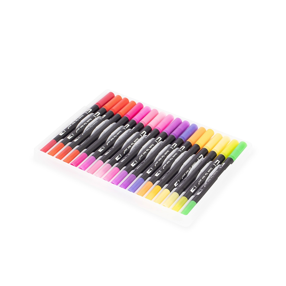 Canetinhas Coloridas para Pintura Pontas Duplas tinta à base de água Sb23380 - Imagem 2