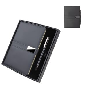 Conjunto Executivo 2 itens Caderno Moleskine A5, Caneta Metalica e Estojo Presente 34x24cm S28551