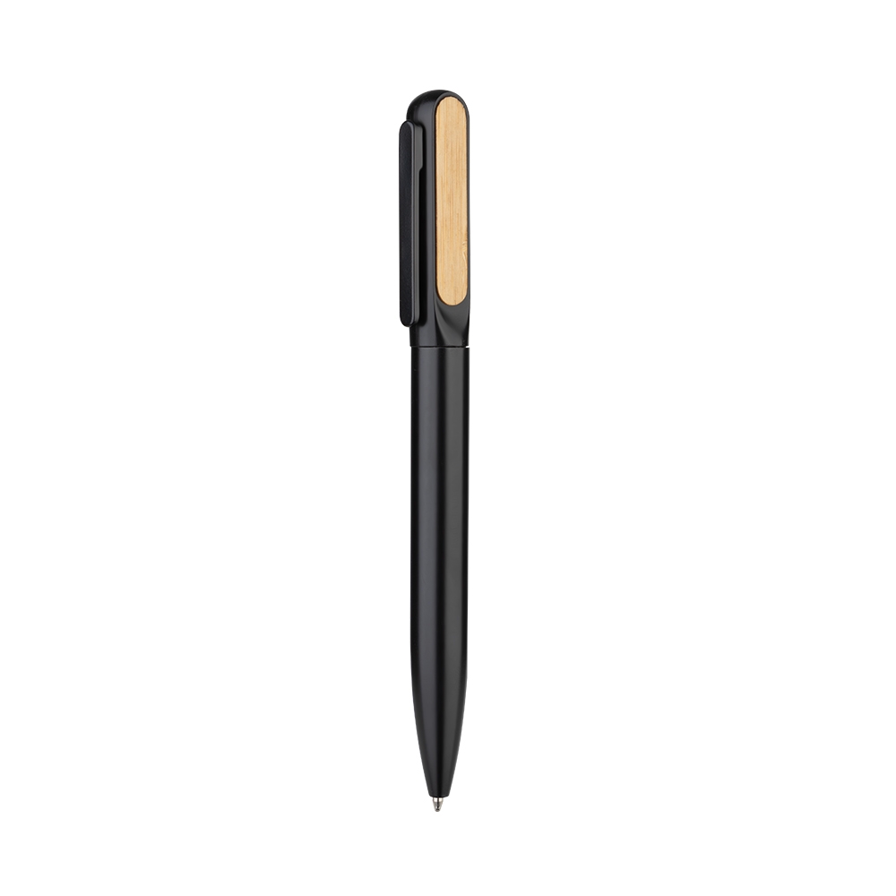 Conjunto Kit Executivo 4 Itens, Caderno Molesquine A5 Porta Celular, Caneta Metalica, Caneca Ceramica Detalhes Bambu e Porta-copo Bambu S08551 - Imagem 7